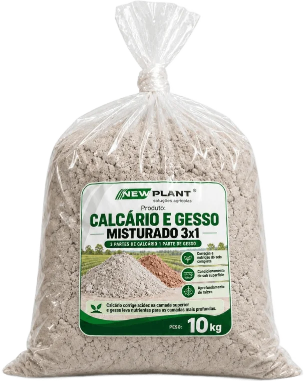 Calcário e Gesso 3x1 10kg